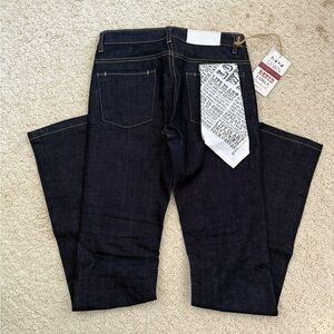 New Good Society denim jeans Japanese raw straight rise GS-103 custom RARE 26
